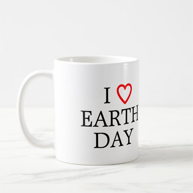 Mug J'aime le Jour des terres (Gauche)