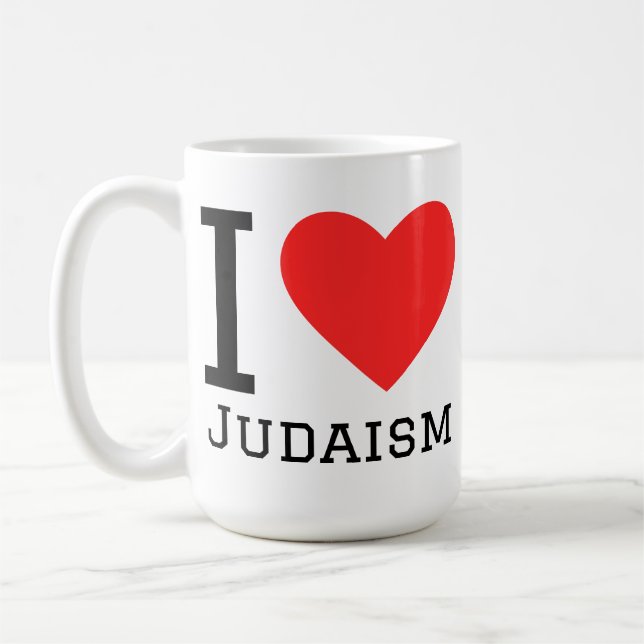Mug J'aime le judaïsme  (Gauche)