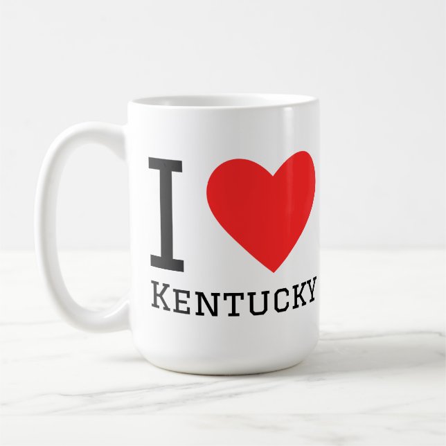 Mug J'aime le kentucky (Gauche)