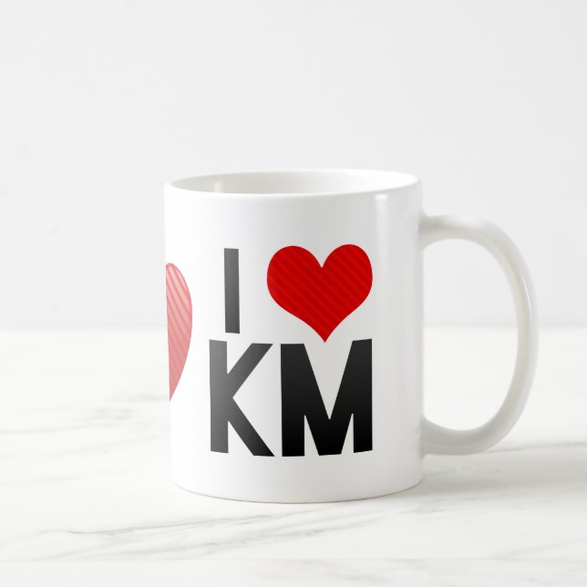 Mug J'aime le kilomètre (Droite)
