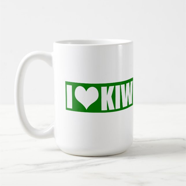 Mug J'aime le kiwi (Gauche)