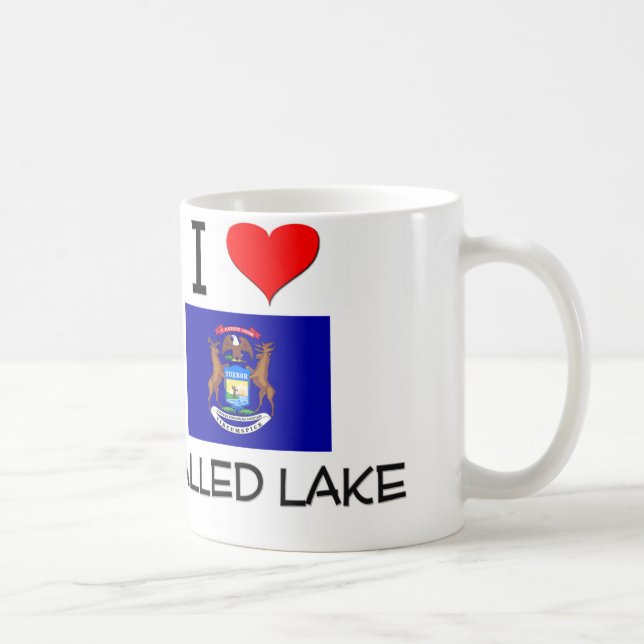 Mug J'aime le lac Michigan muré (Droite)