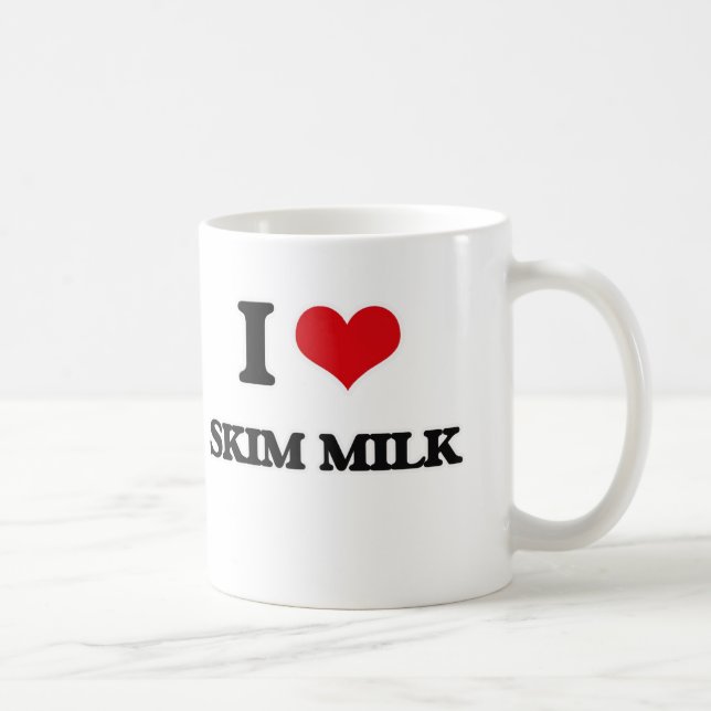 Mug J'aime le lait écrémé (Droite)