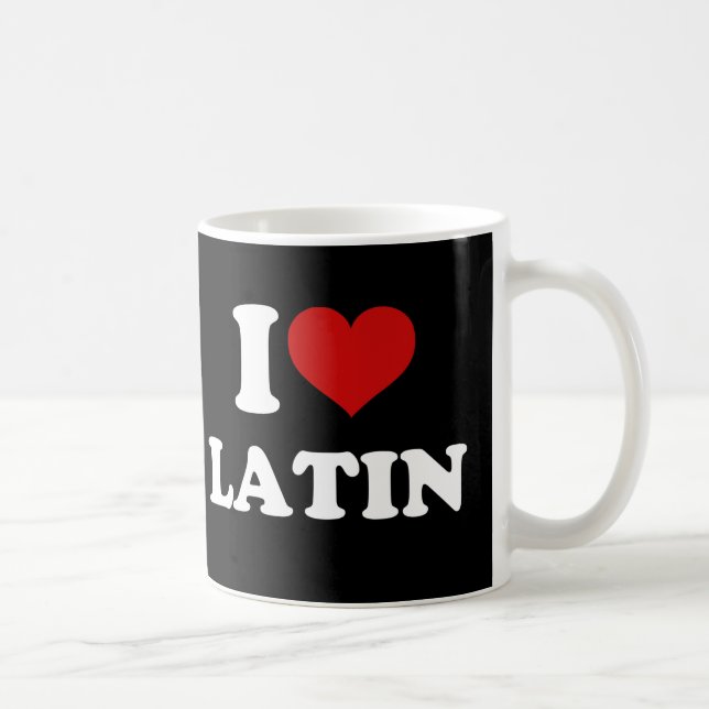 Mug J'aime le latin (Droite)