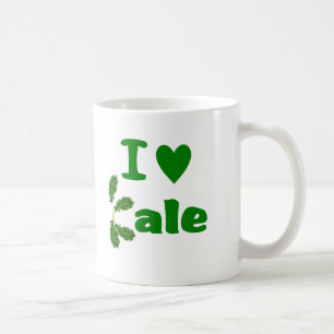Mug J'aime le légume/jardinier de chou frisé (chou