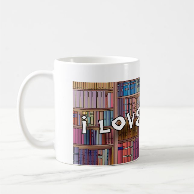 Mug J'aime le livre (Gauche)