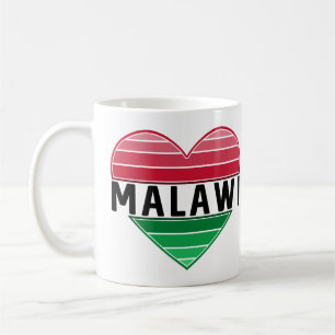 Mug J'aime le Malawi, le coeur du Malawi