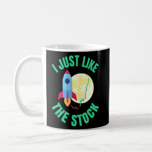 Mug J'Aime Le Marché Stock De La Pierre De Lune