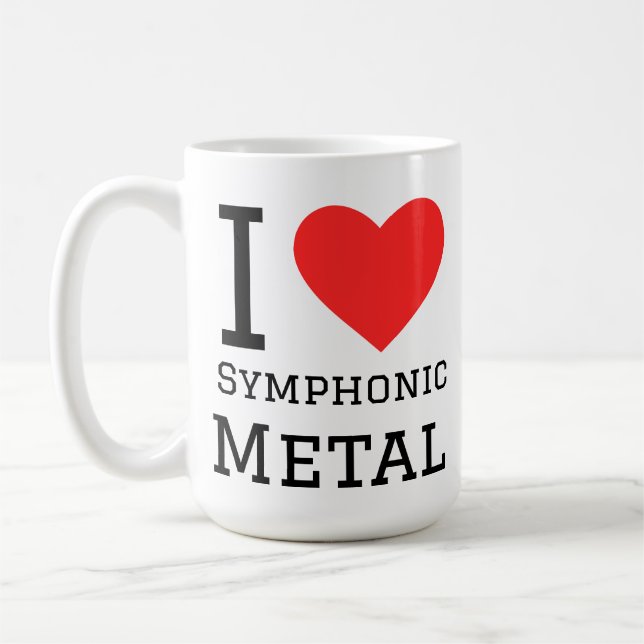 Mug J'aime le métal symphonique (Gauche)