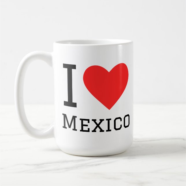 Mug J'aime le mexique (Gauche)