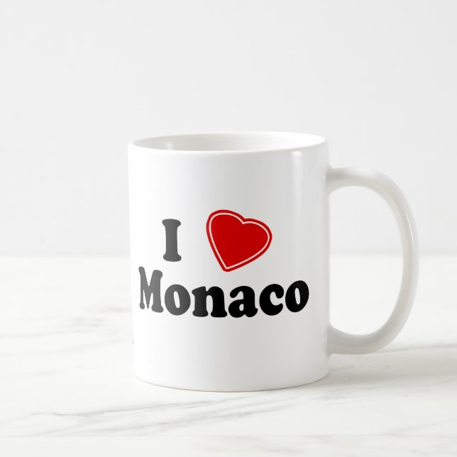 Mug J'aime le Monaco (Droite)