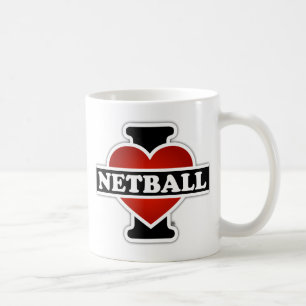 Mug J'aime le net-ball