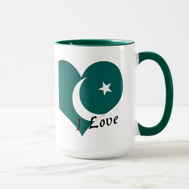 Mug J'aime le Pakistan (Droite)