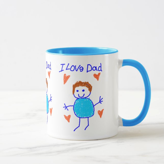 Mug J'aime le papa (Droite)