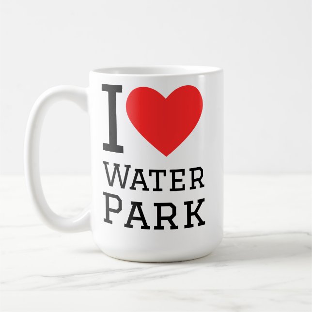 Mug J'aime le parc aquatique (Gauche)