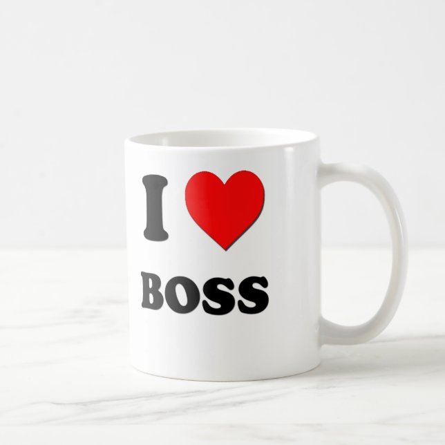 Mug J'aime le patron (Droite)