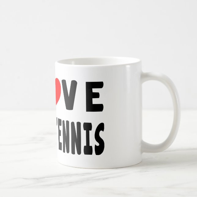 Mug J'aime le ping-pong (Droite)