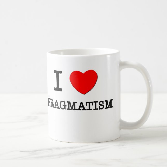 Mug J'aime le pragmatisme (Droite)
