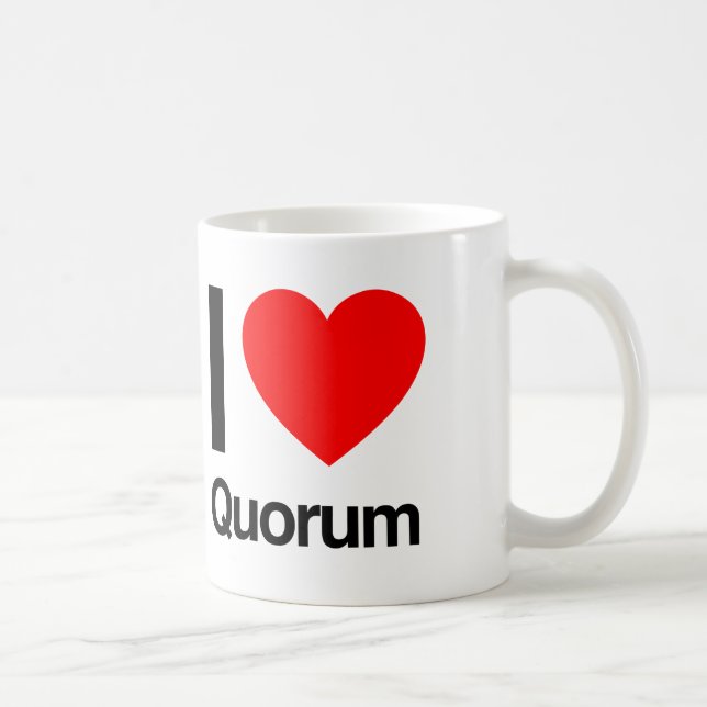 Mug j'aime le quorum (Droite)