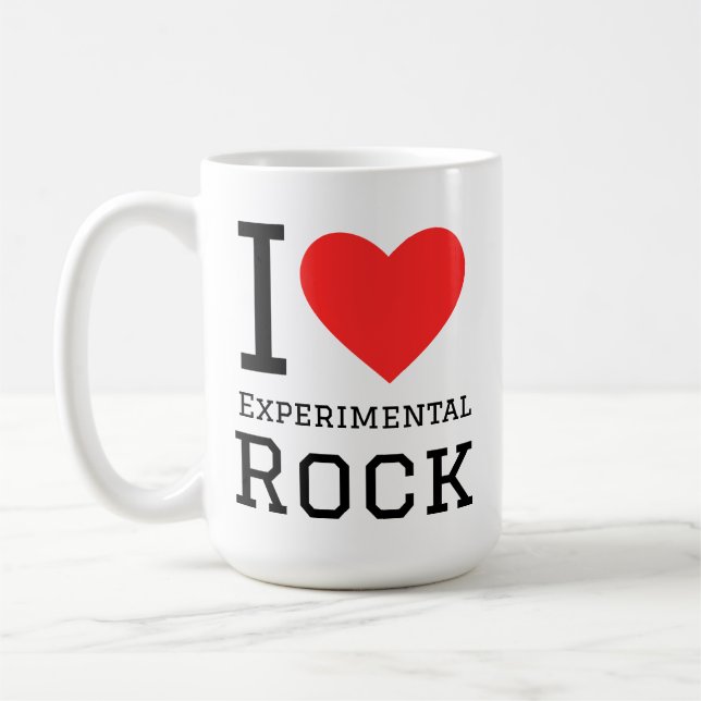 Mug J'aime le rock expérimental (Gauche)