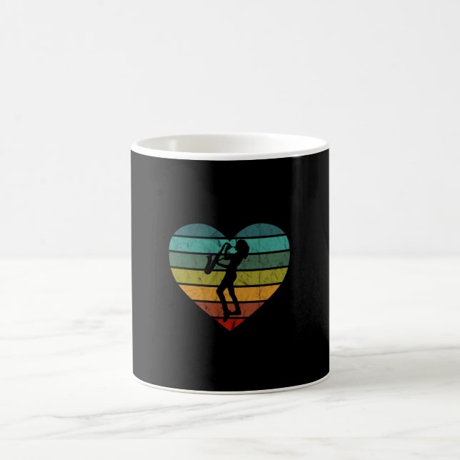Mug J'aime le saxophone et le saxophoniste (Centre)