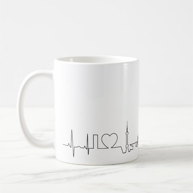 Mug J'aime le souvenir de Changhaï (style d'ecg) (Gauche)