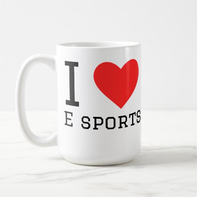 Mug J'aime l'e sport (Gauche)