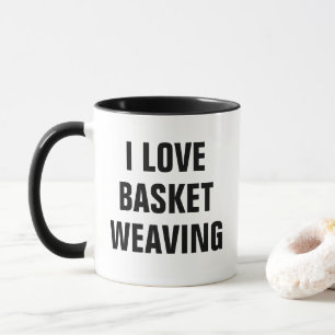 Mug J'aime le tissage du panier