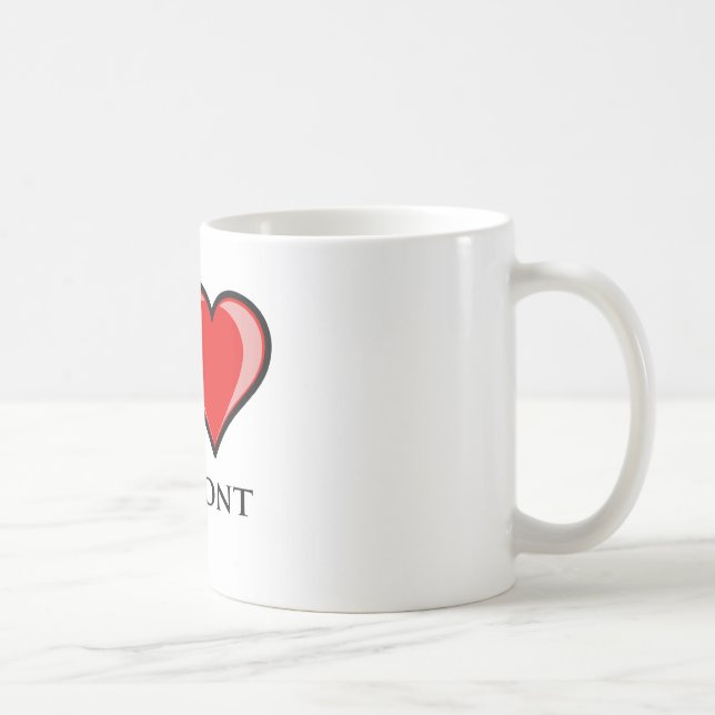 Mug J'aime le Vermont (Droite)