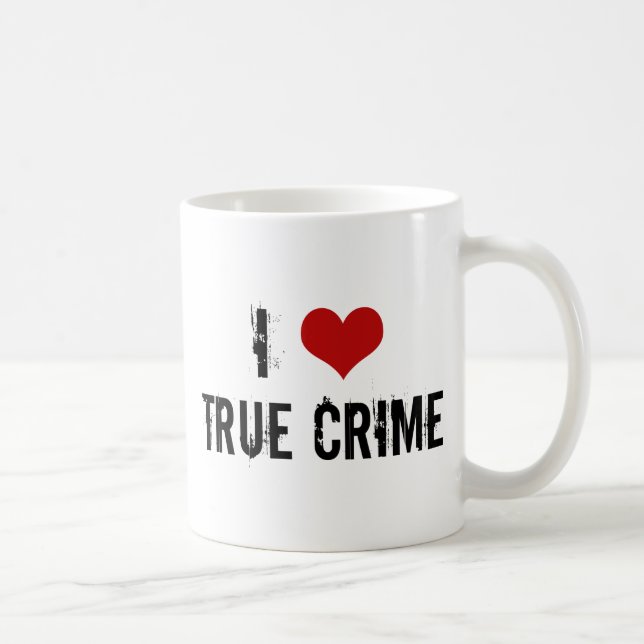 Mug J'aime le vrai crime (Droite)