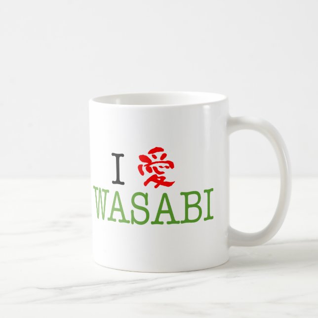 Mug J'aime le wasabi (Droite)