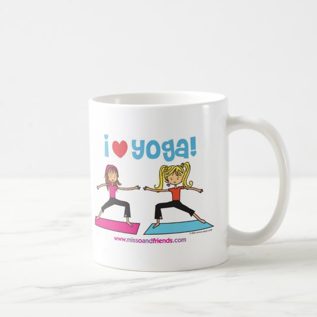Mug j'aime le yoga (Droite)
