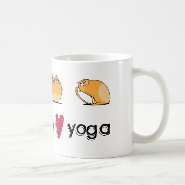 Mug J'aime le yoga (Droite)