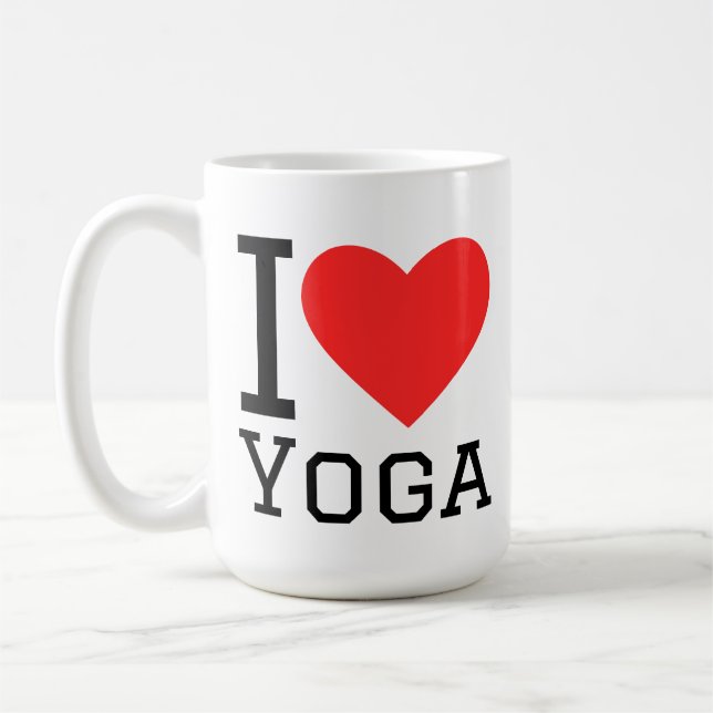 Mug J'aime le yoga (Gauche)