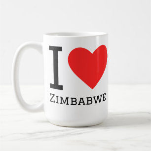 Mug J'aime le zimbabwe 