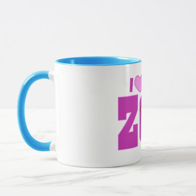 Mug J'aime le zoo (Gauche)