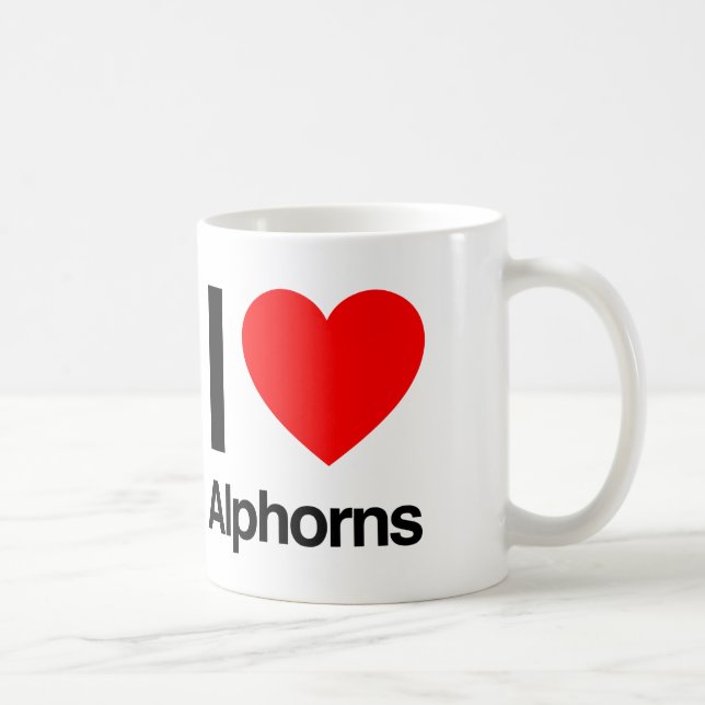 Mug j'aime les alphorons (Droite)