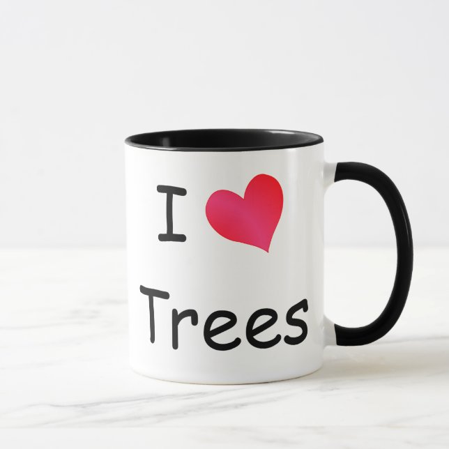 Mug J'aime les arbres (Droite)