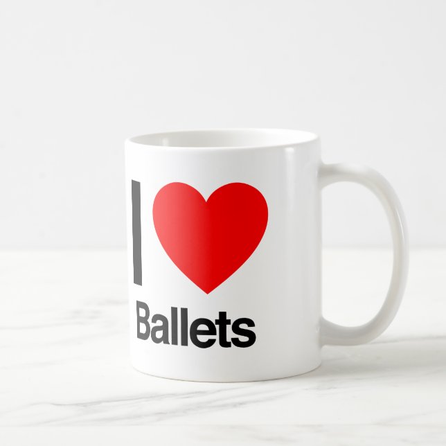 Mug j'aime les ballets (Droite)