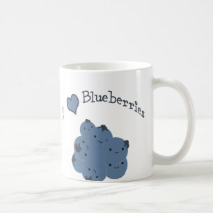 Mug J'aime les bleuets