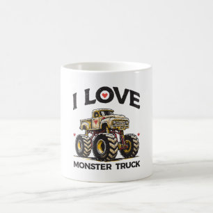 Mug J'aime les camions monstres