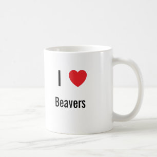 Mug J'aime les castors