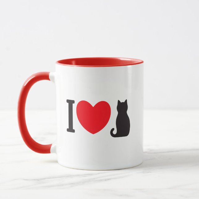 Mug J'aime les chats (Gauche)