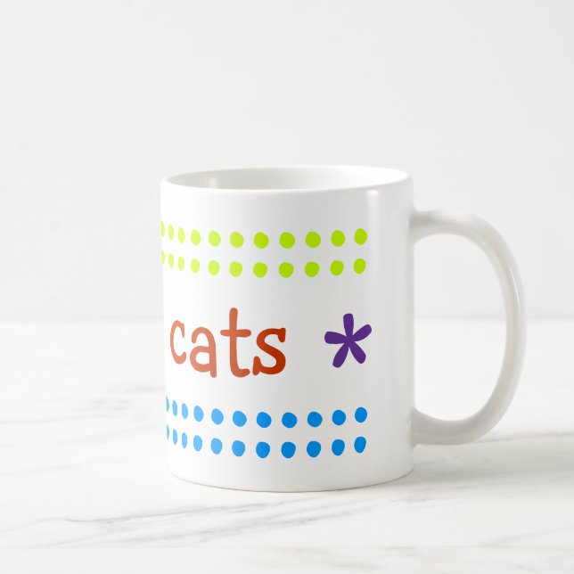 Mug J'aime les chats (Droite)