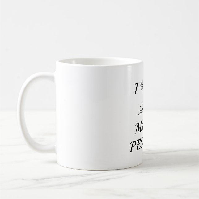 MUG J'AIME LES CHIENS ET PEUT-ÊTRE TROIS PERSONNES (Gauche)