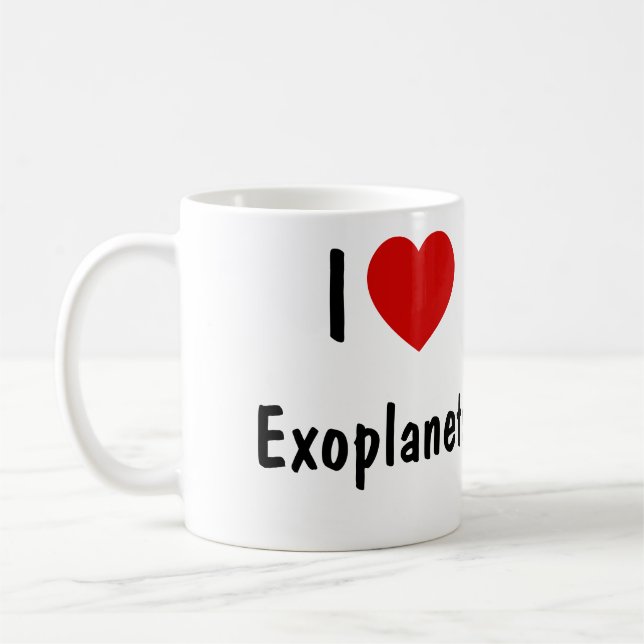Mug J'aime les exoplanètes (Gauche)