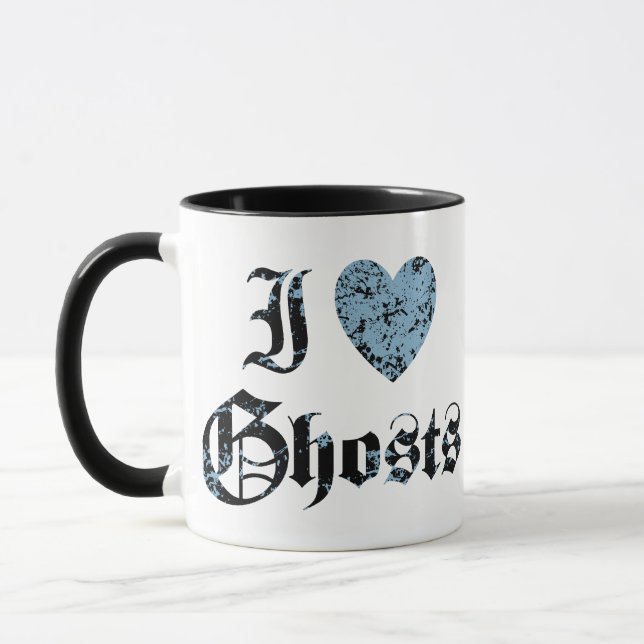 Mug J'aime les fantômes (Gauche)