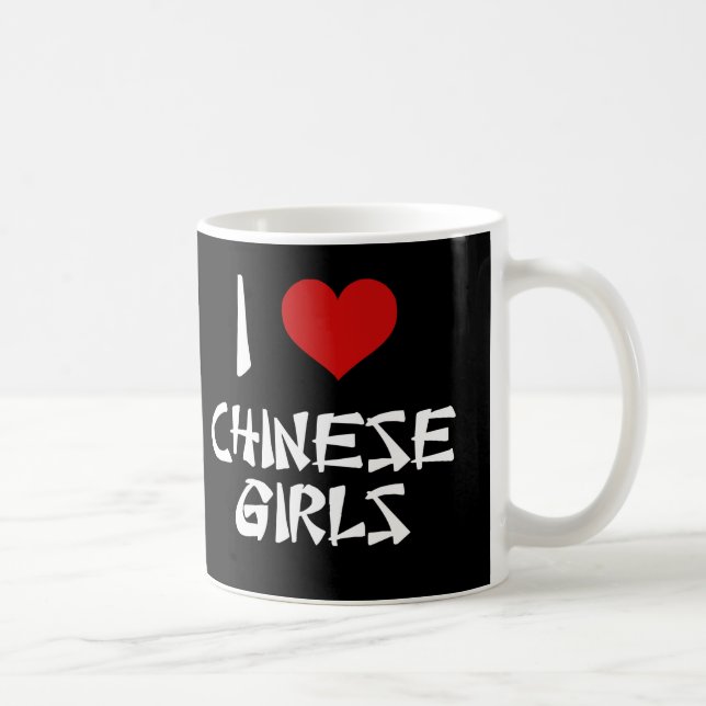 Mug J'aime les filles chinoises (Droite)