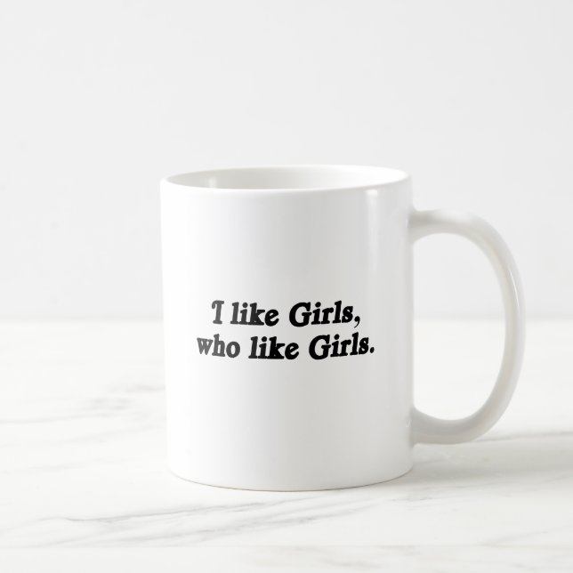 Mug J'aime les filles qui aiment les filles (Droite)
