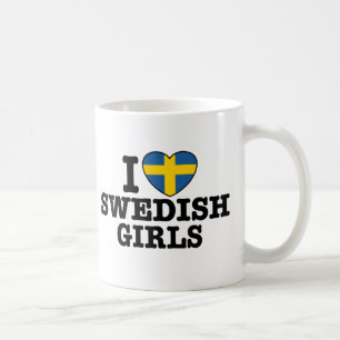 Mug J'aime les filles suédoises